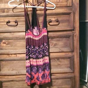 Racerback w/ lace & beadwork tank